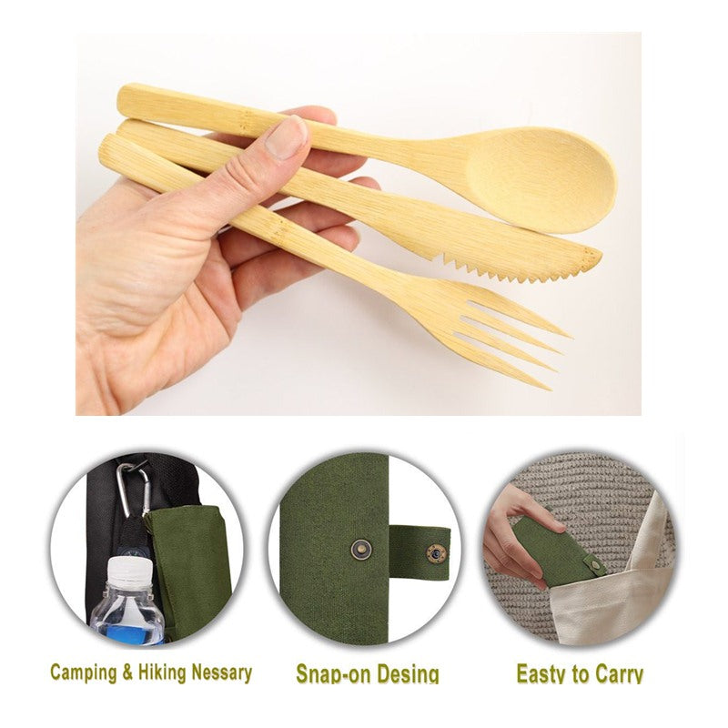 Bamboo Cutlery Set